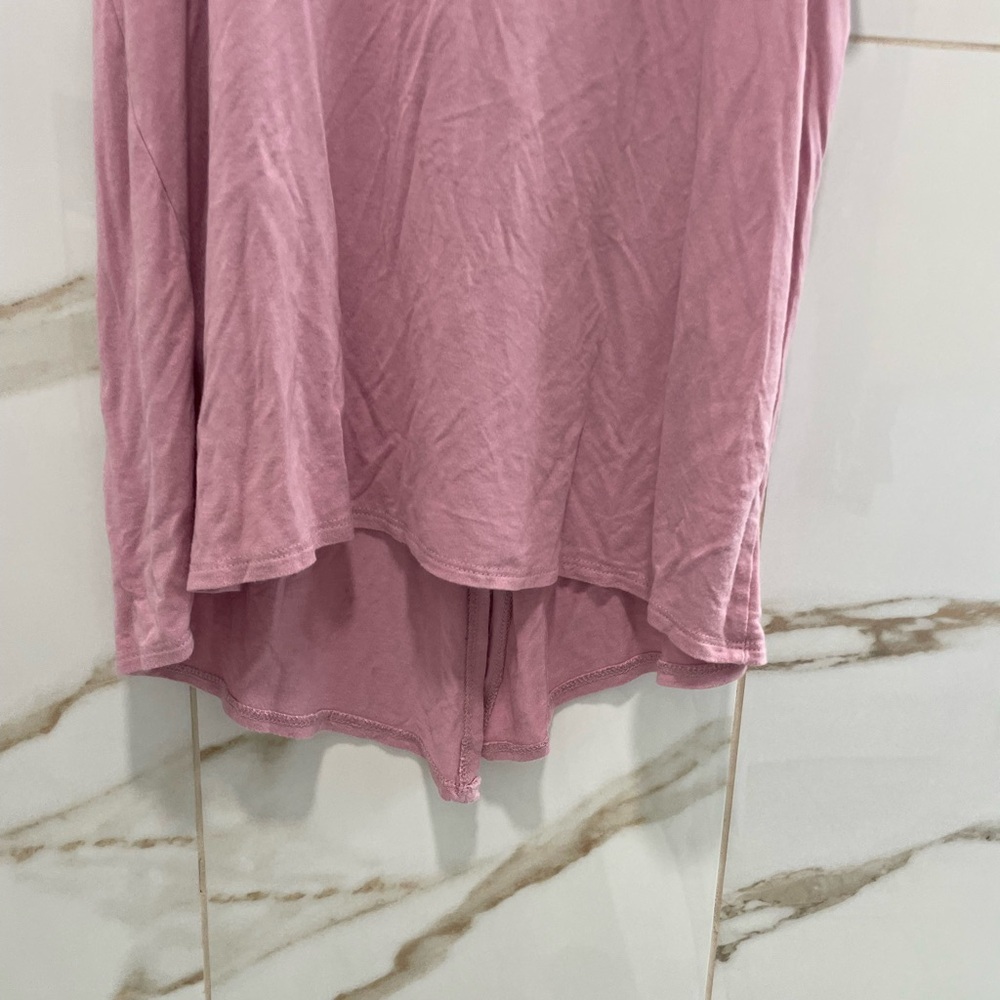 Magic Fit Mauve Sleeveless Tank Top split back rose pink made in USA 🇺🇸😊 M - Picture 6 of 8